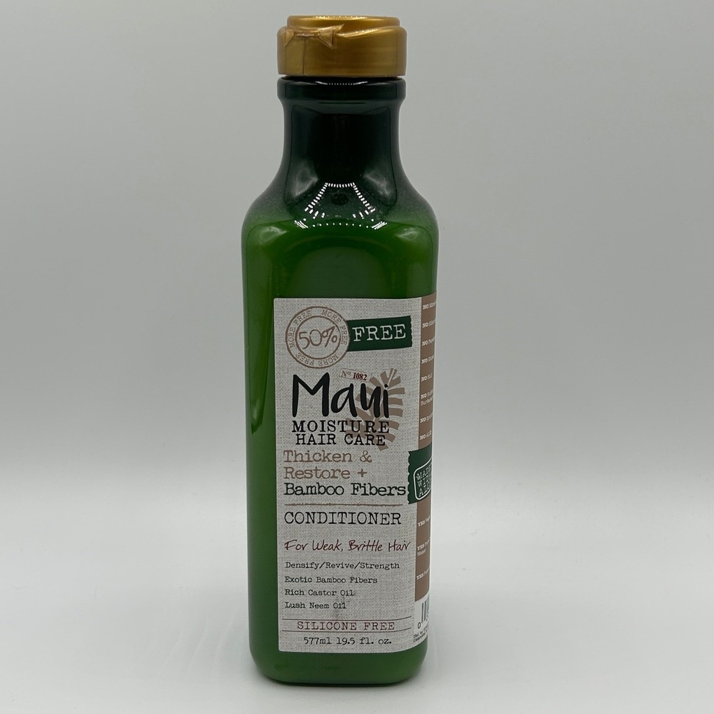 Maui Moisture Thicken & Restore Bamboo Fibers‎ Conditioner 19.5oz Silicone Free